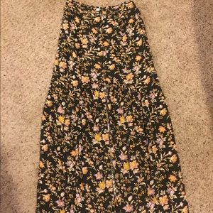 🌟Black floral skirt